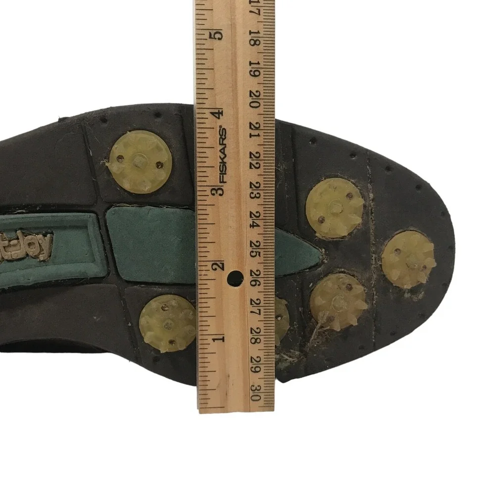 FootJoy SoftJoys Sierra Mens US 9M‎ Brown Tan Golf Shoes Plastic Spikes